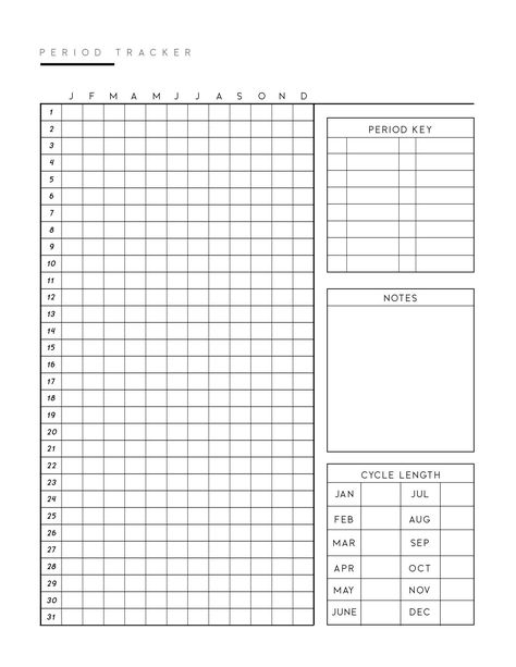 Use this free printable period tracker as part of your personal planner or health diary! It's perfect for a bullet journal too! Digital Period Tracker, Free Printable Period Tracker, Agenda Printable Free, Printable Lists Free, Study Tracker Template, Bujo Period Tracker Ideas, Good Notes Diary, Period Tracker Printable Free, Diary Template Journals