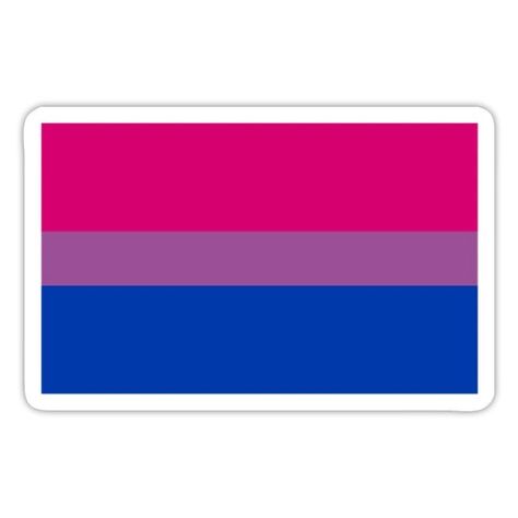 Bi Stickers, Pride Flag Sticker, Lgbt Sticker, Flag Printable, Bisexual Pride Flag, Bi Flag, Cute Laptop Stickers, Sticky Paper, Lgbt Flag