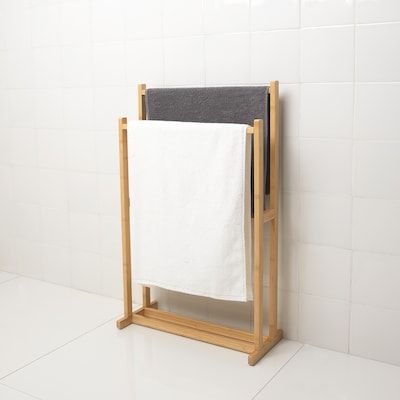 Ragrund Ikea, Toallero Ideas, Blanket Rack, Bath Towel Holder, Quilt Rack, Towel Stand, Towel Holder Bathroom, Towel Rack Bathroom, Rack Design