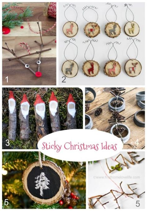 Forest School Xmas Crafts, Christmas Decor Natural Rustic, Forest School Christmas Decorations, Forest School Christmas Activities, Pioneer Christmas Crafts For Kids, Aussie Christmas Craft, Christmas Forest School Activities, Nature Inspired Christmas Ornaments, Forest School Christmas