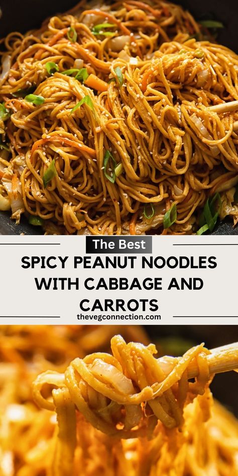 Peanut Noodles With Vegetables, Asian Stir Fry Vegetables, Midweek Recipes, Noodles With Cabbage, Peanut Stir Fry, Vegetable Stir Fry Noodles, Peanut Noodles Recipe, Cabbage Dishes, Stir Fry Vegetables