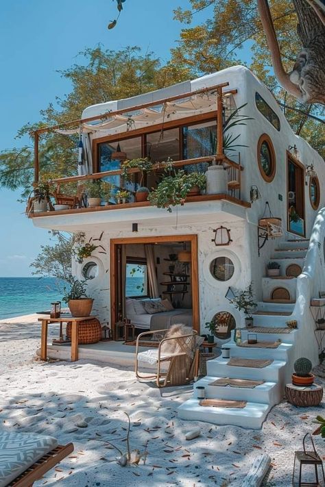 House On The Beach, Dream Beach Houses, Casa Country, Dream Life House, House Beach, Kitchen Home Decor, Dream House Rooms, Fantasy House, Tiny House Living