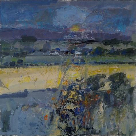 Aerial Painting, Joan Eardley, Mixed Media Textile Art, Expressionist Artists, Scottish Artists, Scottish Landscape, Garden Painting, Expressionism Painting, Abstract Art Landscape