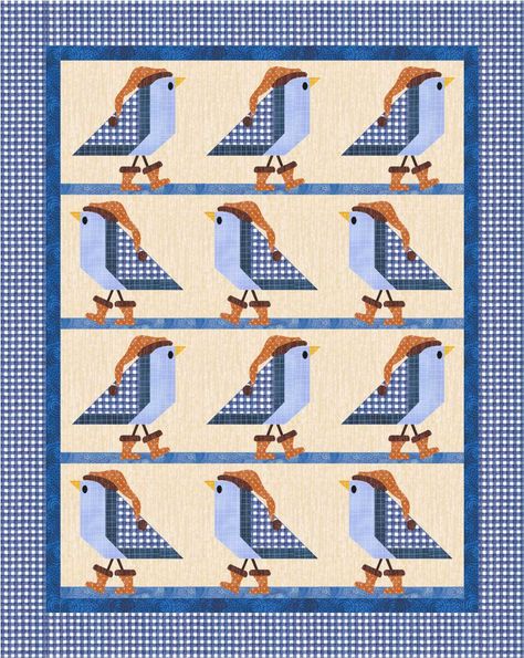 Bird Quilt Blocks, Christmas Quilt Blocks, Bird Quilt, Animal Quilts, Winter Bird, Machine Applique, Got To Be, Christmas Quilts, Christmas Quilt