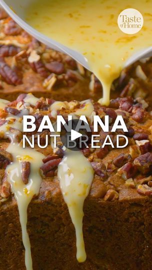 This banana nut bread recipe is a tried and true favorite! Full recipe here: https://trib.al/Kg20caB | Taste of Home | Taste of Home · Original audio Banana Nut Bread Recipe Moist, Banana Nut Cake, Super Moist Banana Bread, Delicious Banana Bread Recipe, Banana Nut Bread Recipe, Nut Bread Recipe, Banana Bread Recipe Moist, Moist Banana Bread, Easy Banana Bread Recipe