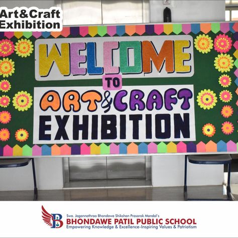 #ArtAndCraftExhibition  We have recently organized the Art & Craft Exhibition at our school. Our students have participated very enthusiastically in the exhibition and shared their creativity & masterpieces.  #SchoolPrograms #StudentsActivities #SchoolInWaluj #BhondawePatilPublicSchool Ideas For School Exhibition, Art And Craft Exhibition In School, Art Exhibition Ideas School, Drawing Ideas For School, Mother Earth Drawing, Exhibition Poster Design, School Reference, Craft Exhibition, Exhibition Banners