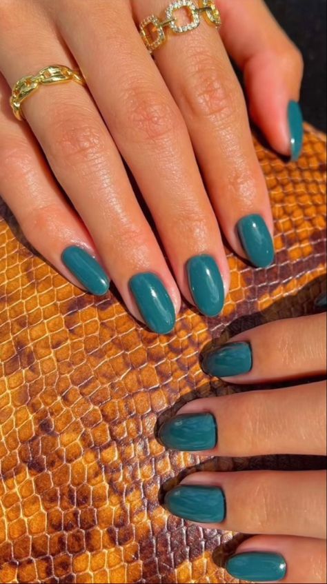 Gem Tone Nails, Jewel Tones Nails, Jewel Tone Nails Acrylic, Jewel Tone Nail Colors, Nail Art Different On Each Nail, Jewel Toned Nails, Gel Nails Teal, Jewel Tone Nails, Green Blue Nails