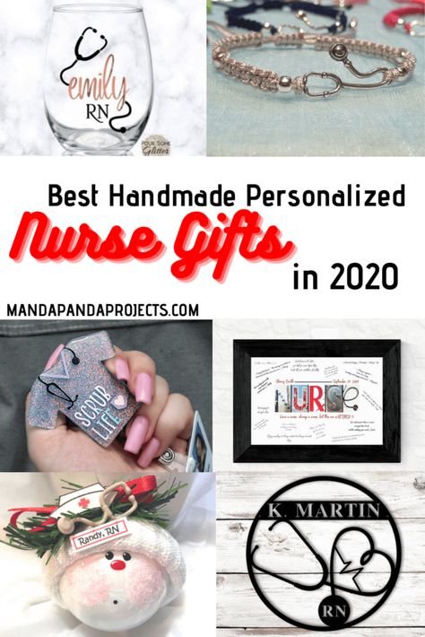 17 Handmade Personalized Gifts for Nurses that are Awesome and Unique Nurse Gift Diy, Nurses Day Gift Ideas Diy, Diy Gifts For Nurses, Cricut Nurse Gifts, Nurses Week Gift Ideas Diy, Nurse Week Gift Ideas Diy, Nurses Gifts Diy, Christmas Happy Birthday, Personalized Gifts For Nurses