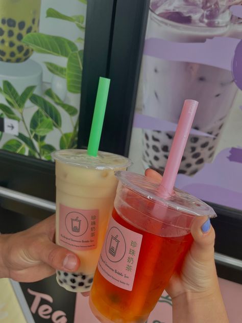 Fruit Boba Tea, Boba Business, Tapioca Drink, Fruit Boba, Watermelon Tea, Bullet Journal Mood, Boba Tea, Blue Raspberry, Milk Tea