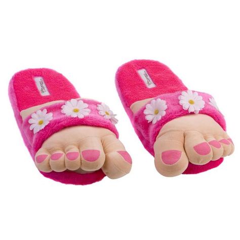 Just Silly Pu Slippers, Funny Slippers, Latest Pakistani Fashion, Flower Slippers, Bling Sandals, Women Laughing, Funny Gifts For Women, Unique Socks, Ugly Sweater Party