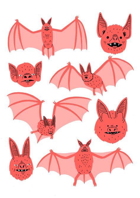 Jack Teagle, Bat Art, Soyut Sanat Tabloları, Halloween Illustration, Wow Art, Art And Illustration, Art Plastique, Halloween Art, Animal Illustration