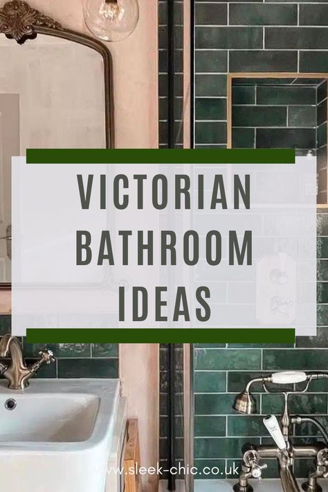 Embark on a design journey with 27 Victorian bathroom ideas that promise to infuse your space with the grandeur of a bygone era. From the charm of vintage fixtures to the timeless allure of patterned tiles, this article unveils the secrets to creating a bathroom that transcends trends. Click to delve into the full article and follow us for a steady stream of inventive decor insights. Victorian Tiles Bathroom, Victorian Bathroom Vintage, Small Victorian Bathroom, Vintage Bathroom Tile Ideas, Victorian House Bathroom, Victorian Bathroom Ideas, Victorian Bathroom Tiles, Tile Around Tub, Modern Victorian Bathroom