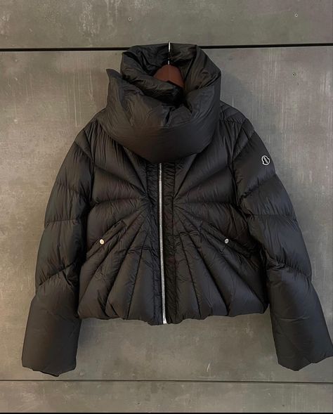 Rick Owens Puffer Jacket, Rick Owens Menswear, Boys Outfits, Rick Owens Jacket, Rick Owens Men, Moncler Jacket, Clothing Pieces, Men's Outerwear, Fashion Wishlist