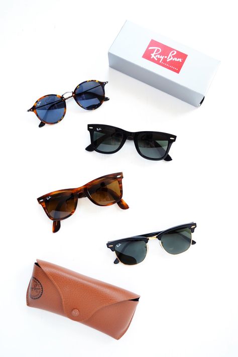 Ray-Bans: Picking Your To Perfect Pair & Where To Buy Them Cheaper Online Ray Ban Original Wayfarer, Mens Glasses Fashion, Ray Ban Sunglasses Sale, Ray Ban Sunglasses Outlet, Cheap Ray Bans, Ray Ban Glasses, Ray Ban Outlet, Stylish Women Fashion, Sunglasses Collection