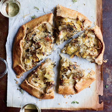 Goat Cheese Galette, Paleo Crust, Gail Simmons, Cheese Galette, Thanksgiving Classics, Leek Potato, Savory Tarts, Eating Fresh, Galette Recipe