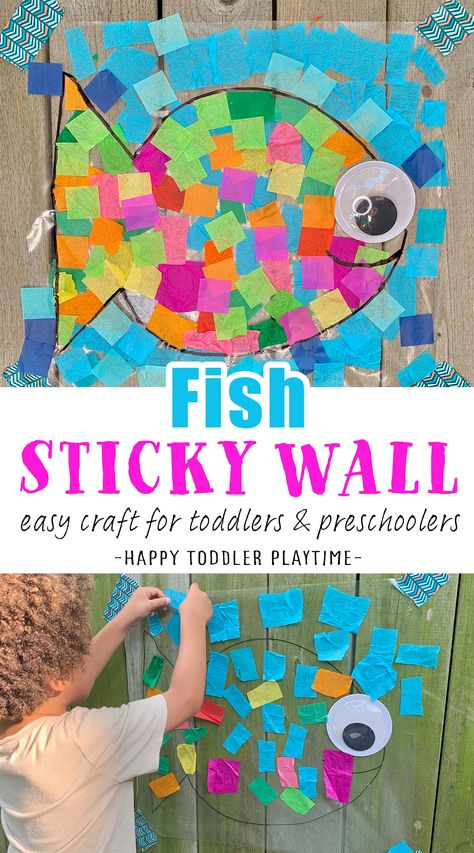 Fish Projects For Preschool, Fishing Crafts For Toddlers, August Toddler Activities, Pond Crafts For Toddlers, Summer Math Activities Preschool, Fish Activities For Toddlers, Fish Activities For Preschool, Fish Preschool, Fish Crafts Preschool