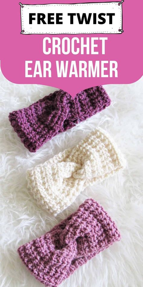 Crochet Winter Headband, Eva Headband Toddler Headbands Knitted, Crochet Pattern Baby Headband, Free Crochet Pattern Baby Headband, Headband Over Ears, Free Crochet Winter Head Band Patterns, Crochet Toddler Headband Ear Warmers, Easy Crochet Headband Ear Warmers, Crochet Infant Headband, Crochet Headband For Baby