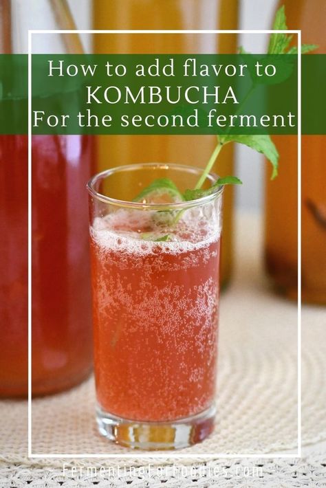 Glass of berry kombucha. Flavor Kombucha, Fermented Recipes, Kombucha Flavors, Flavor Combos, How To Brew Kombucha, Tea Herbs, Homemade Kombucha, Kombucha Recipe, Kefir Recipes