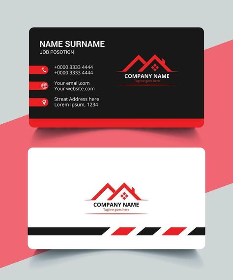 Corporate Business Card Design, Creative and Clean Double sided Business Card Template, modern, unique, stylish, minimalist, luxury, Abstract business card and Stationary design, Corporate Business Card Design, Double Sided Business Cards, Corporate Business Card, Stationary Design, Business Card Template, Nature Design, Business Card Design, Business Cards, Vector Free