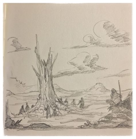 ‪19 #last #dead #tree #environment #landscape #storyboard #sketch #drawing #doodle #pencil #scene #art #artist #mikephillipsart #draw #daily‬ Deforestation Drawing, How To Draw Trees In The Distance, Tree On A Hill Drawing, Creepy Trees Drawing, Gnarly Tree Drawing, Dead Tree Drawing, Distant Trees Drawing, Environment Landscape, Doodle Pencil