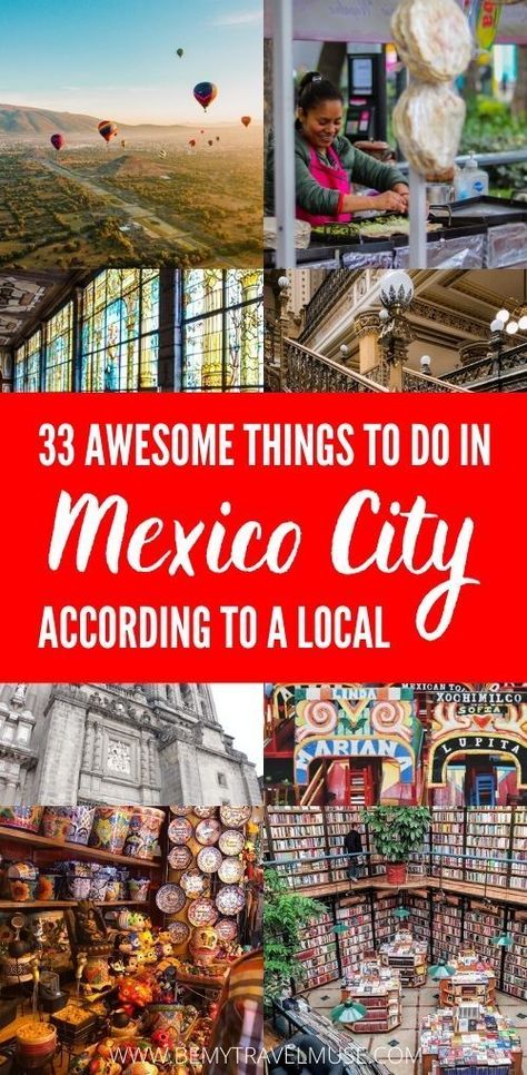 33 Awesome Things to Do in Mexico City - Be My Travel Muse Backpacking Mexico, Mexico City Vacation, Mexico City Travel Guide, Things To Do In Mexico, Visiting Mexico City, Mexico City Travel, Explore Mexico, Mexico Travel Guides, Mexico Travel Destinations