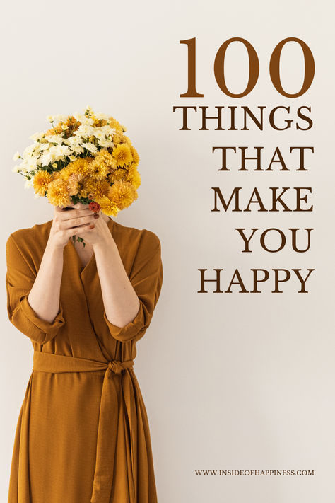 There are at least 100 things that make you happy present in your life right now, and you probably pay attention to the ones that don't. Things That Bring Me Joy List, What Makes You Happy List, Things To Do To Be Happy, Things That Make You Happy, Things That Bring Joy, Things That Bring Me Joy, How To Be, Things That Make Me Happy List, Things That Make Me Happy