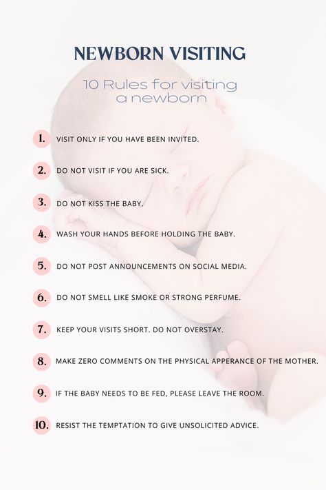 Rules For Visiting A Newborn At Hospital, Visiting My Newborn Rules, Newborn Dos And Donts, Rules For My Newborn, List Of Rules For Visiting Newborn, Newborn Safety Tips, Visiting A Newborn Rules, Setting Boundaries With A Newborn, How To Coparent With A Newborn