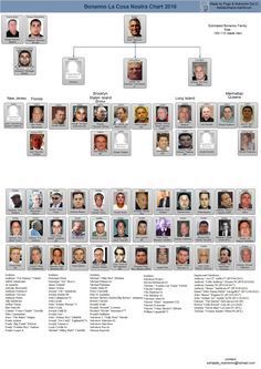 2016 Bonanno Crime Family Leadership Chart Mafia Names, Italian Men Mafia, Bonanno Family, Gang Star, Corleone Family, American Gangster, Real Gangster, Italian Mafia, Happy Birthday Woman