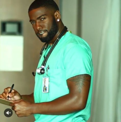 Donny Savage, Play Doctor, Dental Hygiene School, Social Medi, Playing Doctor, Scrub Life, Book Boyfriends, Good Looking Men, Bearded Men