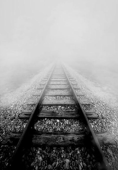 Train Track Tattoo Ideas, Train Tracks Drawing, Railroad Track Pictures, Train Tracks Photography, Train Artwork, Track Pictures, Dream Diary, Railroad Art, Sleeve Ideas