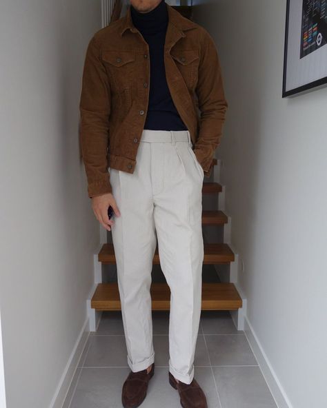 White Corduroy Pants Outfit Men, Beige Corduroy Pants Outfit Men, Corduroy Pants Outfits Men, Curdory Pants Outfit, Corduroy Pants Outfit Mens, Bootcut Pants Outfit, White Jacket Outfit, Corduroy Pants Outfit, Summer Suits Men