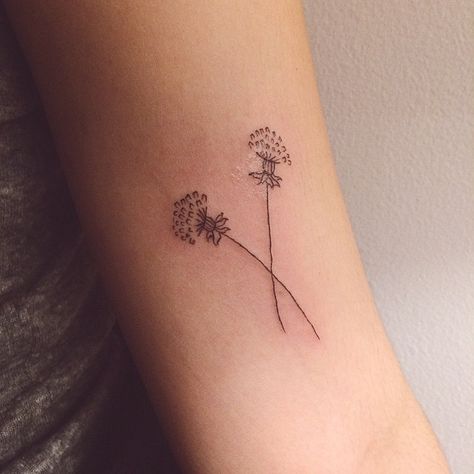 Pinterest: rmoont✨ Scottish Tattoos, Dandelion Tattoo Design, Olivia Harrison, Thistle Tattoo, Typography Tattoo, Cross Tattoos For Women, Dandelion Tattoo, Muster Tattoos, Small Girl Tattoos