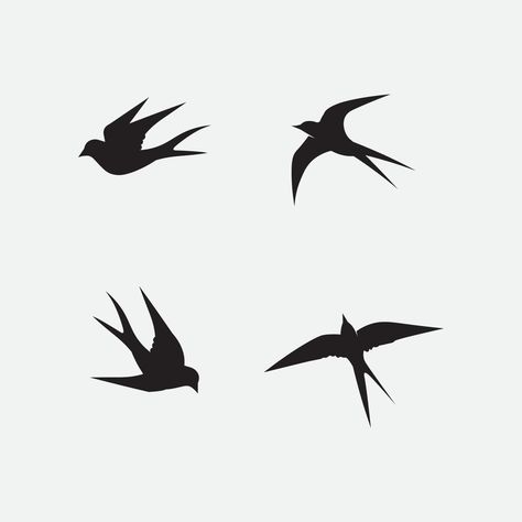 Birds and swallow dove logo design and vector animal wings and flying bird Swallow Vector, Dove Logo Design, Dove Logo, Bird Doodle, Bird Vector, Bird Logo Design, Interactive Museum, Barn Swallow, Vector Art Design