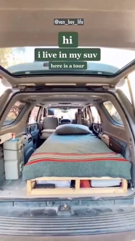 van_boy_life on Instagram: . No van, no problem ... if you want to travel and live on the road, there’s still options to save some cash💰 🚐 2005 Toyota Sequoia 📸… Toyota Sequoia Off Road, Sequoia Car, Camp Living, Instagram Minimalist, Iann Dior, Van Tour, Living On The Road, Van Home, Toyota Sequoia