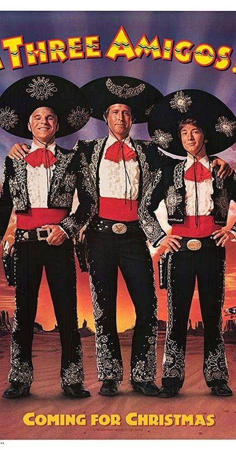 Three Amigos (1986) Mexican Village, Rosie Perez, The Three Amigos, 80s Movie Posters, 1980s Films, Three Amigos, Films Posters, Classic Films Posters, Classic Disney Movies