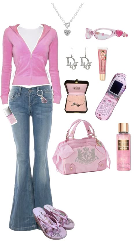 2000s Fashion Inspiration, Kawaii Outfit Ideas, Street Style Outfits Casual, Mcbling Fashion, Trashy Outfits, 2000s Clothing, 2000s Fashion Trends, Outfits 2000s, 2000s Outfits