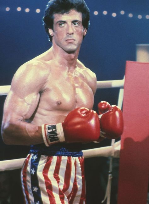 Sly Stallone Posts Rare Photo of Rocky Deleted Scene Sylvester Stallone, Boxing, Rocky, Red