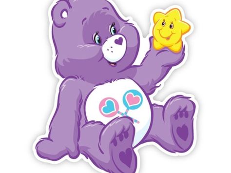 Can You Name All Of The Classic Care Bears? Harmony Bear, Care Bears Birthday Party, Care Bear Tattoos, Care Bear Party, Care Bear Birthday, Care Bears Cousins, Bear Character, Fabric Wall Decals, Bear Tattoo