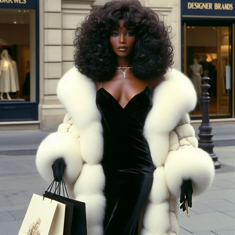 Black Vintage Glamour, Vintage Hollywood Aesthetic Outfits, Old School Glamour, 50s Black Women Fashion, 50s Aesthetic Photoshoot, Black Goddess Aesthetic Outfit, Luxury Outfits Black Women, Black Ig Models, Old Money Aesthetic Photoshoot