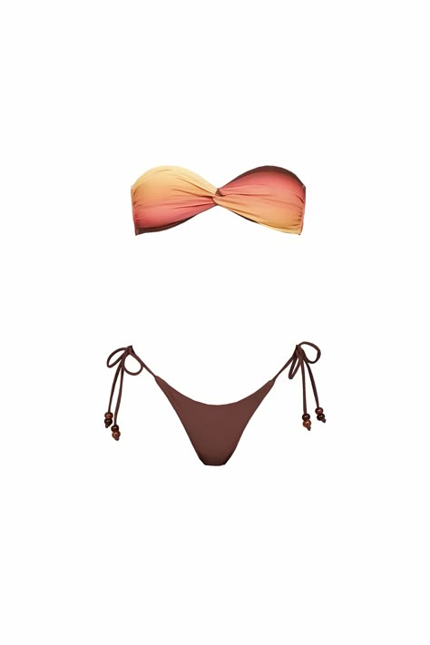 One with the Sea. A simple, yet perfectly detailed design for your many ocean escapes. Bandeau style An Exclusive Bāmba Original Print Back gold plated & water resistant clasp with custom 'BAMBA' logo Perfect for tanning or to be paired with denim shorts/ skirt Double lined to prevent sheerness 80% Nylon 20% Lycra