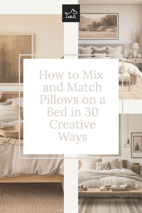 Crafting a bed that beckons and impresses is all about the pillow finesse! Explore our 30 curated ways to combine cushions, from size variations to color symphonies. Whether minimalist or maximalist, discover the art of pillowscaping for a dream-worthy setup. Bedroom Cushion Ideas, Queen Bed Throw Pillow Arrangement, Throw Pillow Bed Arrangement, Pillow Placement On Bed, Bed Pillow Arrangement Queen, Twin Bed Pillow Arrangement, Pillow Guide, Mix And Match Pillows, Bed Pillow Arrangement