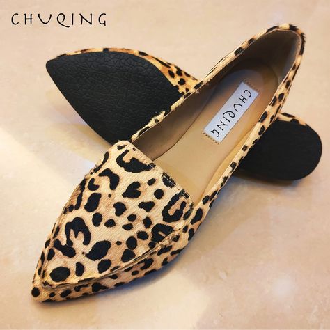 30.86US $ 45% OFF|Women's Casual Flat Shoes Loafers Women Fashion Comfortable Chuqing Brand Leopard Shoes Trend Breathable And Comfortable - Flats - AliExpress Shoes Loafers Women, Leopard Shoes Flats, Loafers Fashion, Women Casual Flats, Loafers Women, Flats Shoes Comfortable, Flat Loafers, Leopard Flats, Leopard Shoes