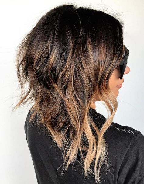 50 Chocolate Brown Hair Color Ideas for This Year Chocolate Brown Hair Color, Chocolate Hair, Chocolate Brown Hair, Medium Length Hair With Layers, Lob Haircut, Penteado Cabelo Curto, Nalu, Brown Hair Colors, Layered Hair