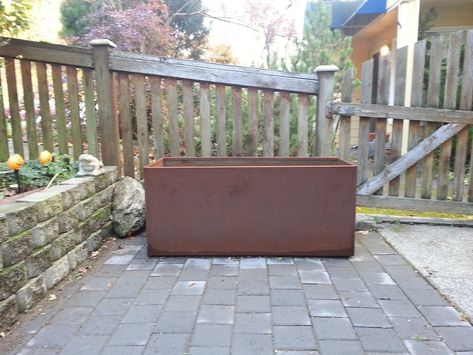 Corten Steel Planters Archives - Nice Planter LLC Groundcover Plants, Trough Planter, Garden Hedges, Corten Steel Planters, Contemporary Planters, Metal Planter Boxes, Trough Planters, Rectangular Planters, Weathering Steel