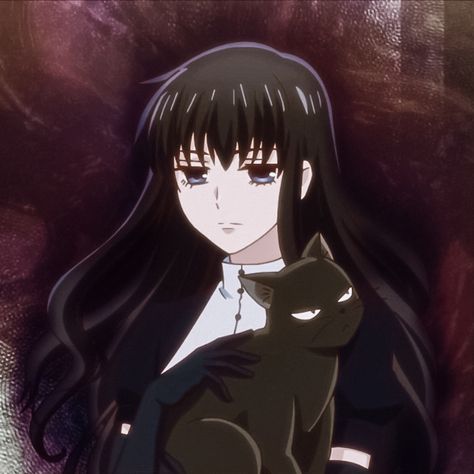 Saki Fruits Basket, Hanajima Saki, Saki Hanajima, Fruits Basket, Black Hair, Angel, Twitter, Hair, Black