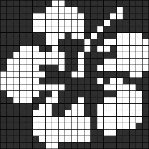 Aloha Flower, Grid Crochet, Crochet Grid, Pixel Grid, Grid Patterns, Graph Crochet, Filet Crochet Charts, Easy Pixel Art, Pixel Crochet