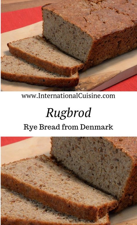 Danish Rye Bread, Rye Bread Recipe, Danish Recipes, Denmark Food, Danish Cuisine, Rye Bread Recipes, Regional Food, Scandinavian Food, Danish Food