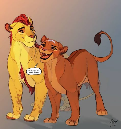 Kion Lion Guard, Kion X Rani, Lion King Drawings, Lion King Story, Lion King Pictures, Lion King Fan Art, Il Re Leone, Lion King Art, The Lion Guard