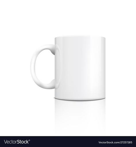 Name Template, Plain White Mugs, Cup Mockup, White Mug, Merchandise Design, Design Vector, Classic White, Adobe Illustrator, Mockup