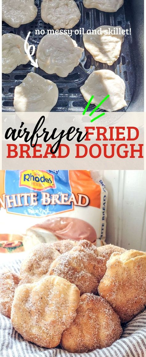 Air Fryer Frozen Bread Dough, Pre Made Bread Dough Recipes, Elephant Ears Recipe Air Fryer, Air Fryer Bannock, Bread Dough Recipes Frozen, Frozen Bread Dough Recipes Rhodes, Rhodes Sweet Bread Dough Recipes, Things To Make With Bread Dough, Rhodes Sweet Dough Recipes